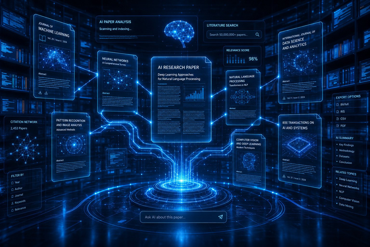 Elicit AI for Deep Literature Reviews
