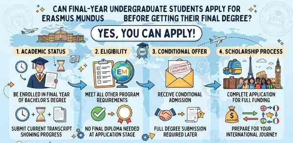 Can Final-Year Undergraduate Students Apply for Erasmus Mundus 2027 Before Getting Their Final Degree