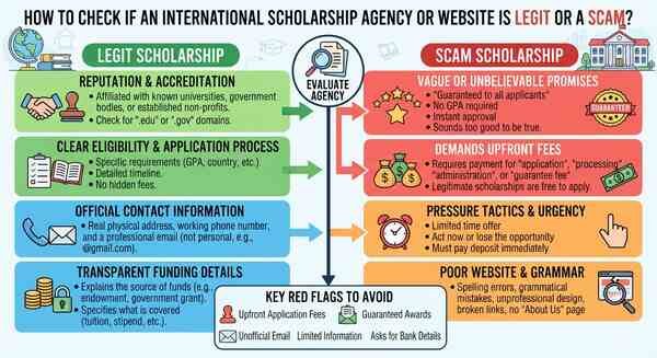 How to Check if an International Scholarship Agency or Website Is Legit or a Scam?