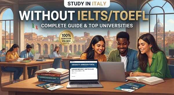 How to study in Italy in 2027 without English Language Proficiency Certificates