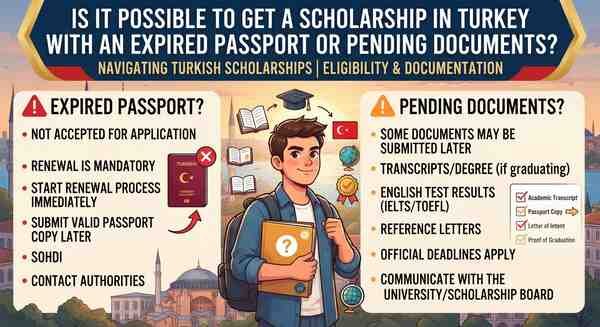 Is it Possible to Get a Scholarship in Turkey 2027 With an Expired Passport or Pending Documents